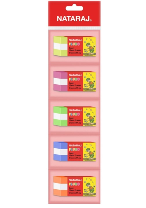 NATARAJ FLURO מחק מארז 5 יח