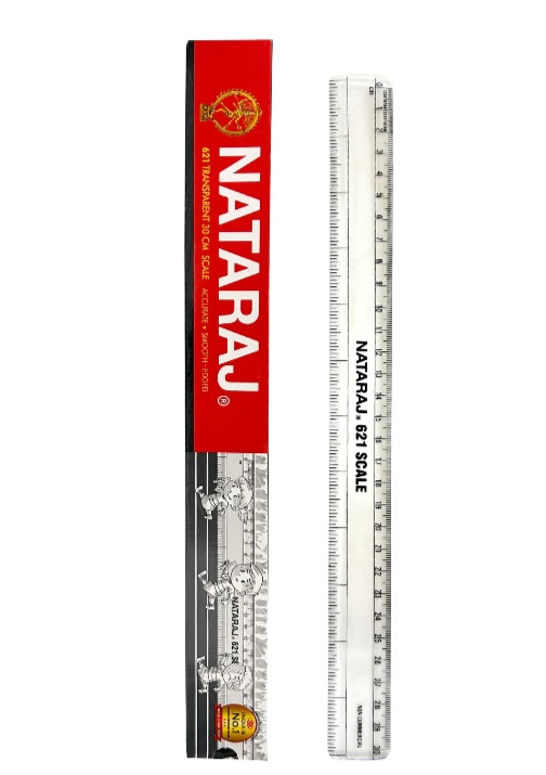 NATARAJ סרגל 30 ס"מ רגיל קופסה *10