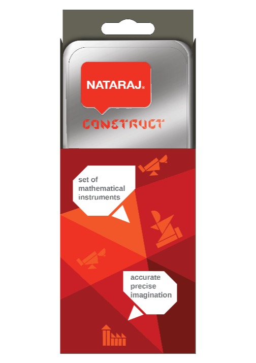 NATARAJ סט הנדסה קופסה מתכת