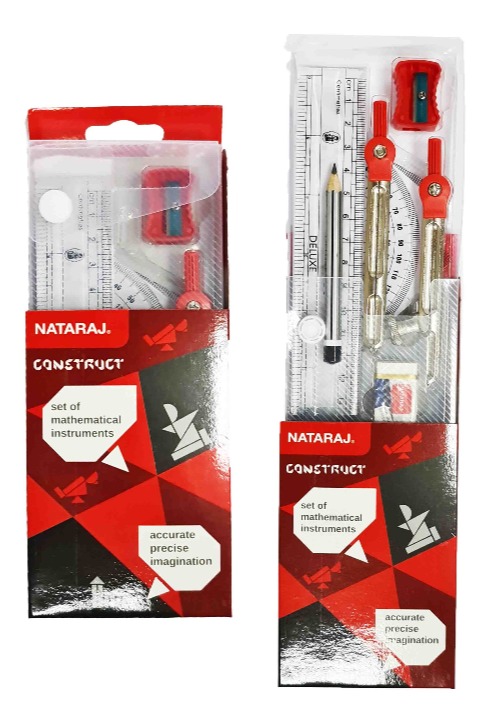 NATARAJ סט הנדסה קופסה פלסטיק