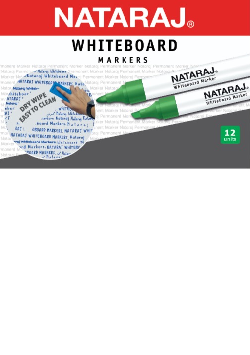 NATARAJ WHITEBOARD 2MM GREEN
