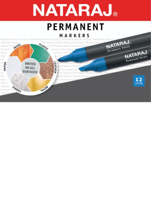 NATARAJ טוש 2 ממ כחול