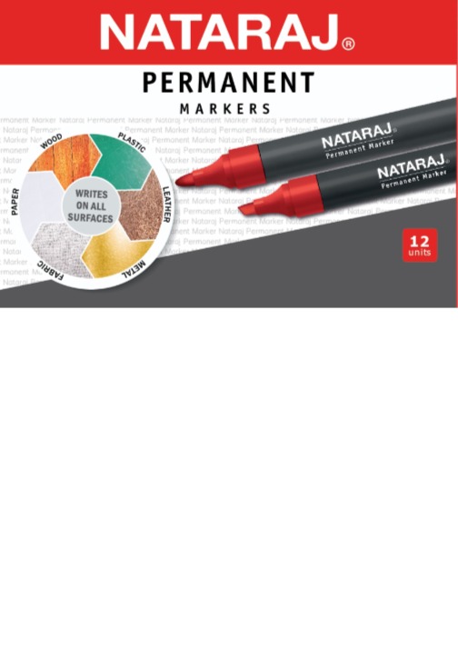 NATARAJ טוש 2-5 ממ אדום