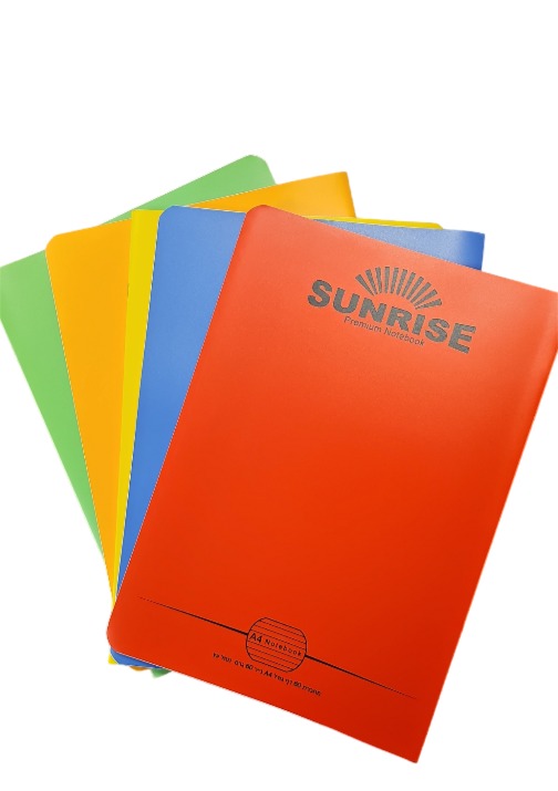 סנרייז מחברת מעבדה 60 דף כריכה פלסטיק שורה