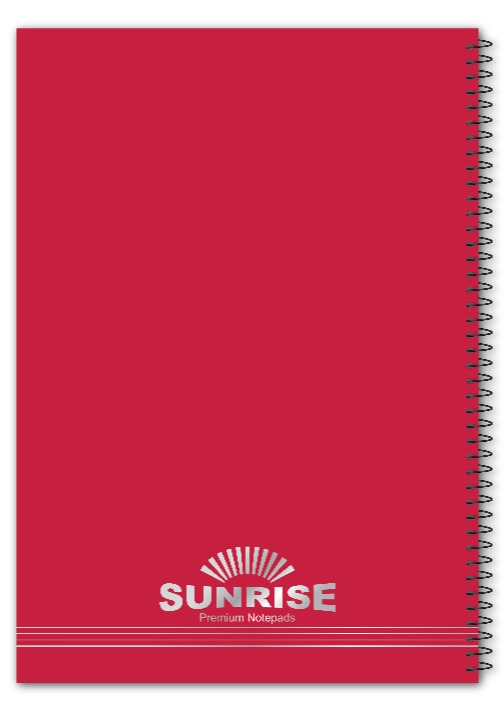 A4 סנרייז מח' ספירל צדדי משרדי חשבון