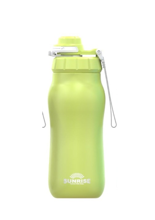 סנרייז בקבוק תרמי 510 מ"מ במארז עם שני פקקים ירוק
