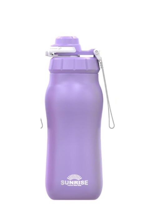 סנרייז בקבוק תרמי 510 מ"מ במארז עם שני פקקים סגול