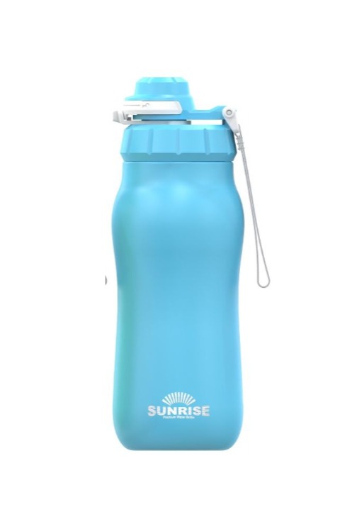 סנרייז בקבוק תרמי 1200 מ"מ במארז עם שני פקקים כחול