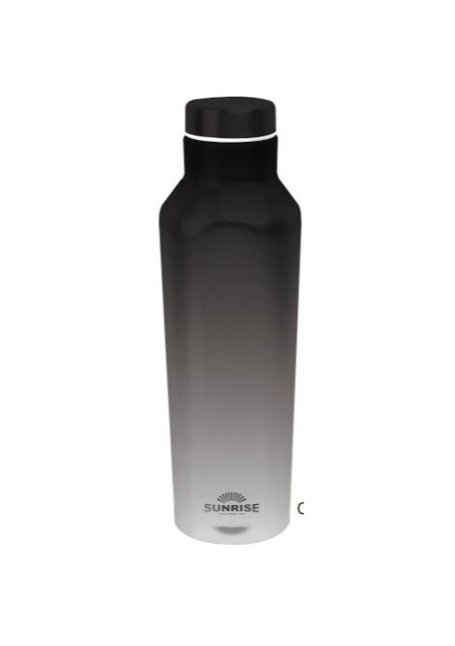 סנרייז בקבוק תרמי 500 מ"ל שחור לבן