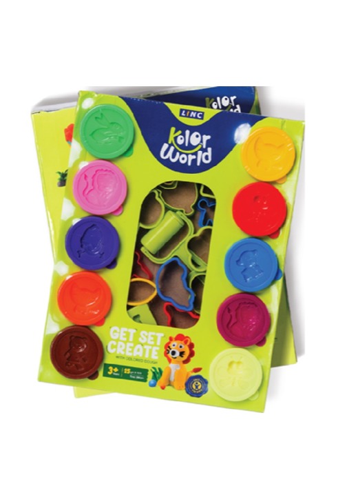 LINC פלסטלינה 25 גר 10 יח