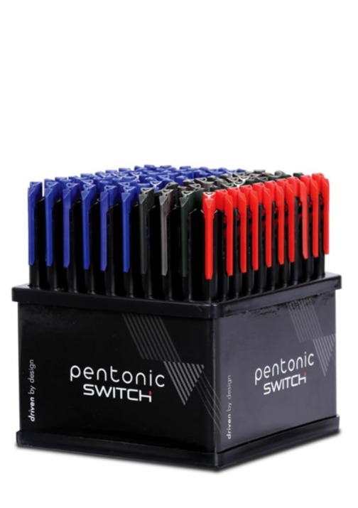 PENTONIC SWITCH 0.7 מעמד 100מעורב (70 כחול 20שחור 10אדום)