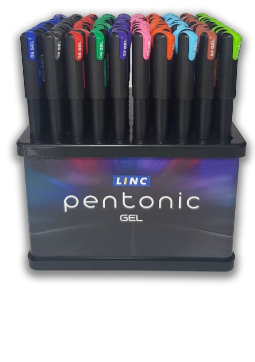 PENTONIC גל סטנד 100 עט מעורב צבעים(10 צבעים) 0.6+0.7+1.0