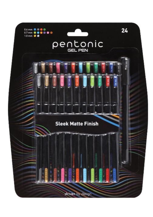 PENTONIC גל 24 עט מעורב צבעים(24 צבע) בבלסטר
