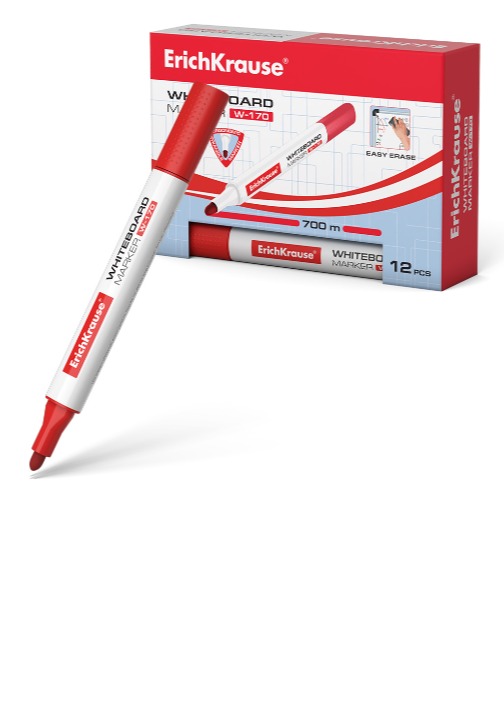 עט לוח לבן W-170 אדום
