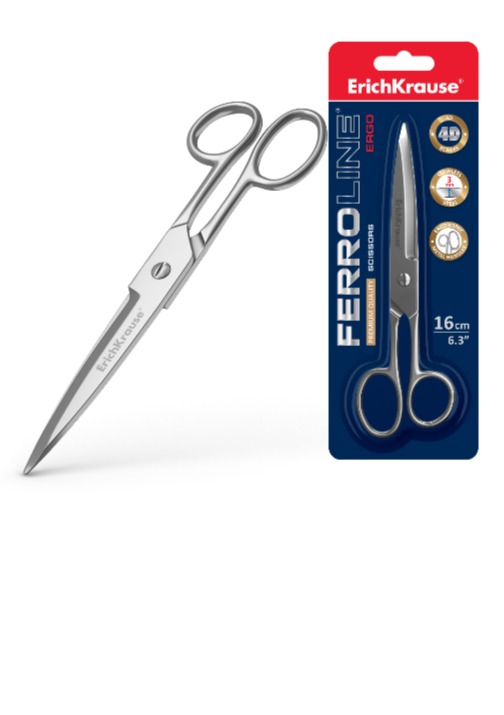 מספריים מתכת FERRO 16 ס"מ בבליסטר