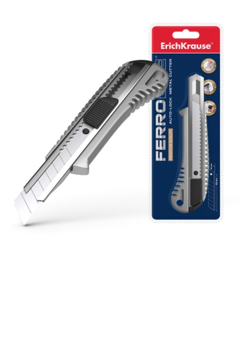 סכין חיתוך מתכת FERRO 18MM בבליסטר