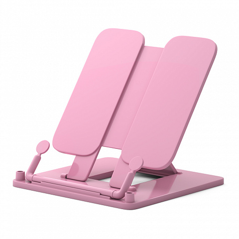 מעמד ספר פסטל ורוד