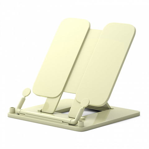 מעמד ספר פסטל צהוב