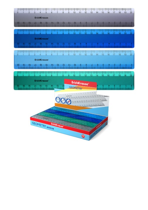 סרגל 20 ס"מ GLOSSY ICE