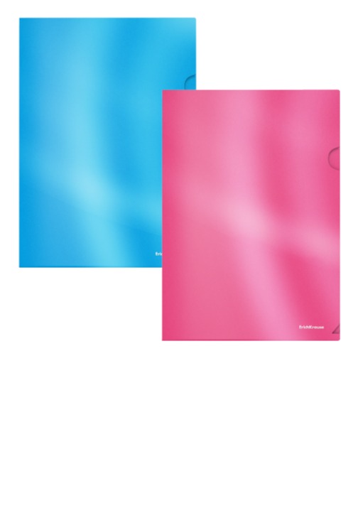 סט 4 יח' תיק הגשה צורת (L)  BUBBLE GUM עם בישום