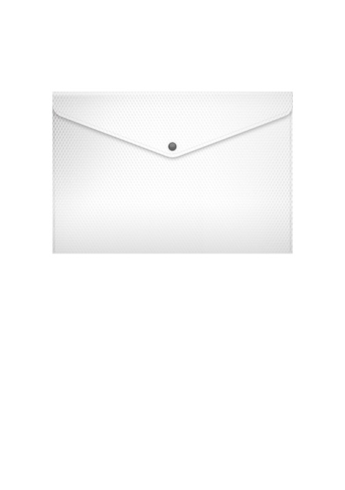 תיק הגשה A4 עם כפתור DIAMOND WHITE מעורב צבעים