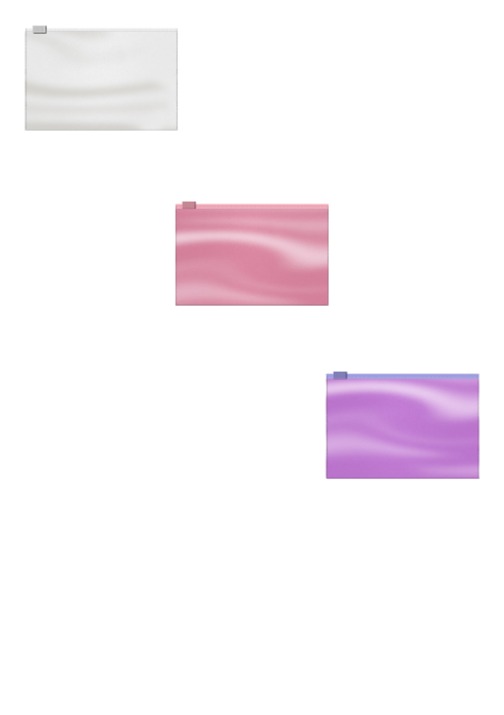 תיקייה מסמכים CARD SIZE  GLOSSY CANDY עם רוכסן