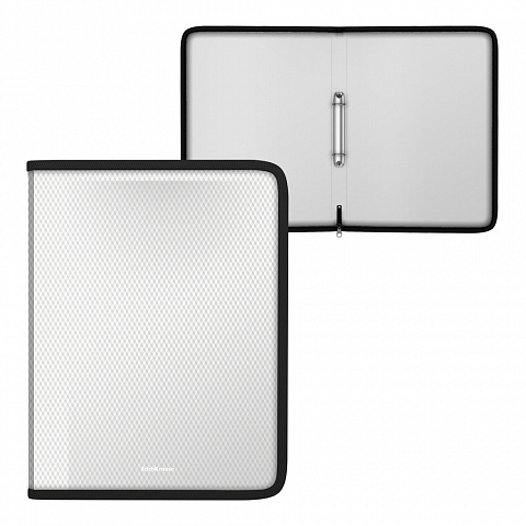 תיק עם רוכסן לדפדפת A4+ לבן