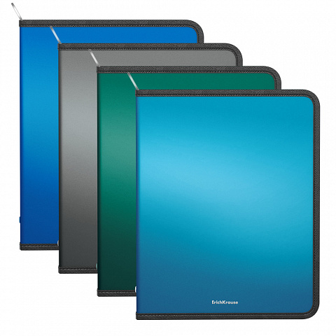 תיק למחברת עם רוכסן GLOSSY ICE +A4