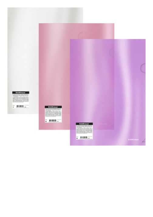 תיק הגשה A4 צורת (L)  מעורב   GLOSSY CANDY