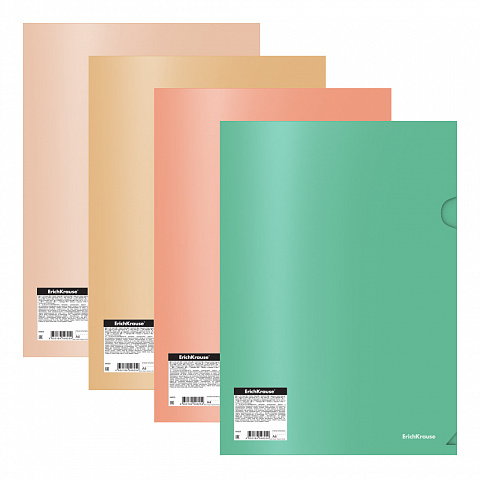 תיק הגשה A4 צורת (L)  מעורב   MATT POWDER