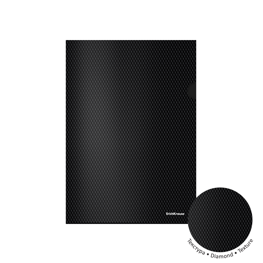 תיק הגשה A4 צורת (L)  שחור  DIAMOND