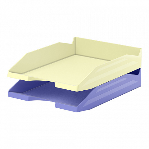 מסחנית נייר 2 תאים צהוב סגול פסטל