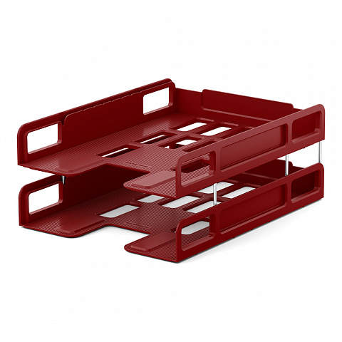 מחסנית נייר 2 תאים טכנו אדום