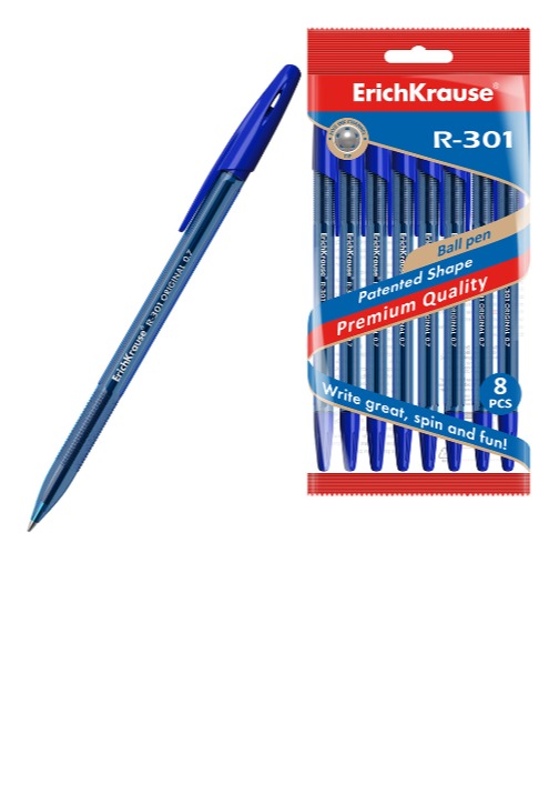 R-301 Stick Original 1.0 כחול (מארז 8 עטים)