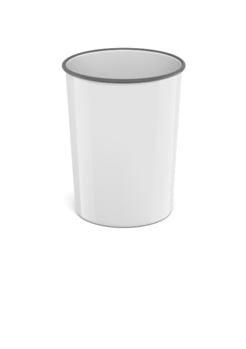 פח לנייר 13.5 לבן