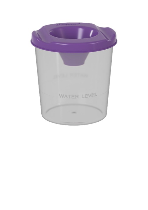 כוס למברשת סגול