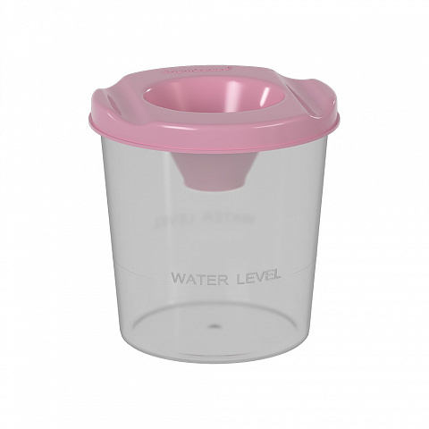 כוס למברשת ורוד