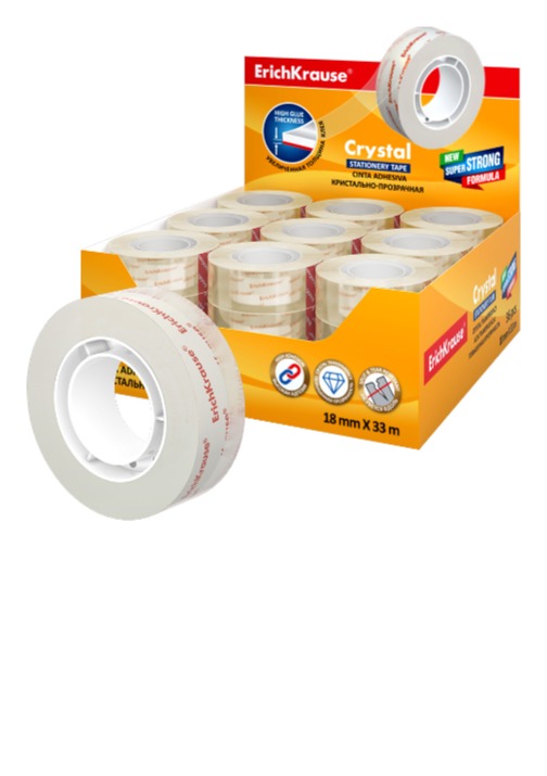 סרט הדבקה 18 ממ בסטנד 36 יח