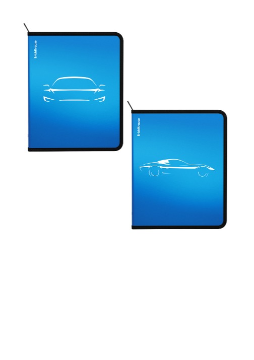 תיק עם רוכסן למחברת Ice Metallic Cars, +А5