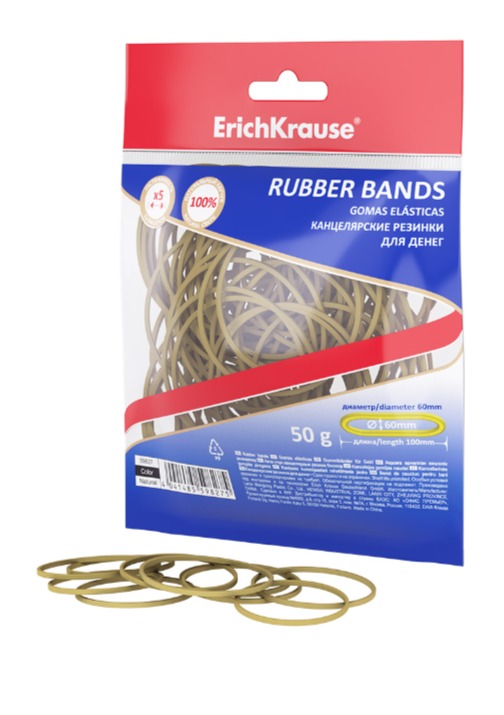 גומיות 60ממ*100ממ שקית 50גר