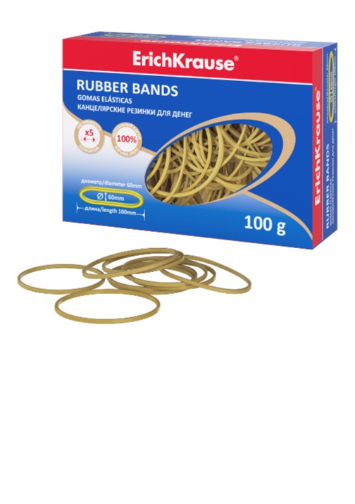 גומיות 60ממ*100ממ קופסה 100גר