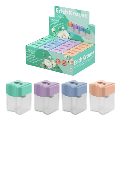 מחדד WAVE DUO PASTEL BLOOM