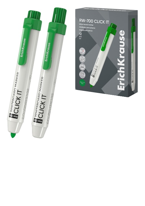 עט לוח לבן RW-700 ירוק עם לחצן