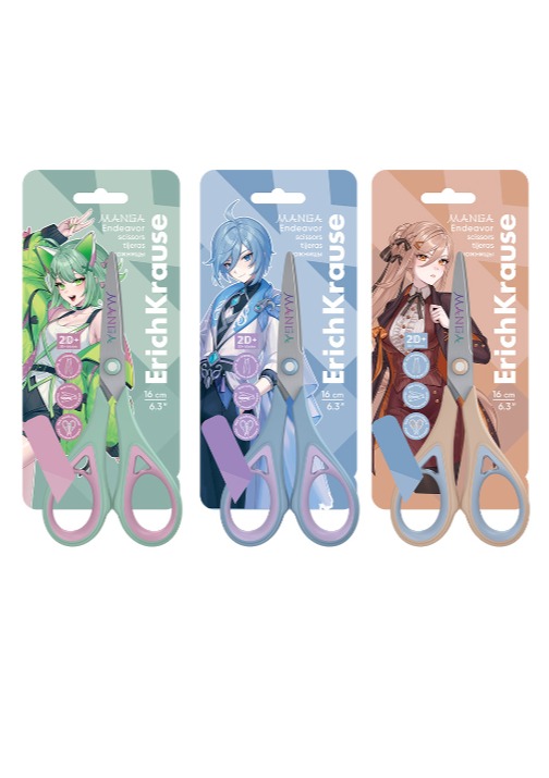 מספריים בבליסטר Manga 16 cm