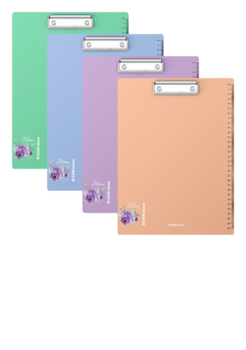 תיק מהנדס עם סרגל A4 PASTEL BLOOM