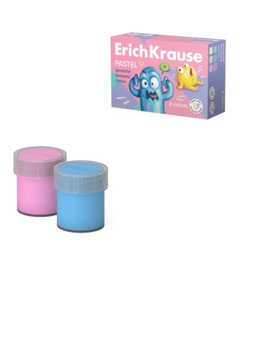 גואש 6 צבעים פסטל 20 מ"ל