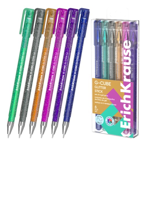 מארז 6 עטאים גיל GLITTER 1.0