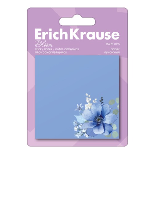 פתקים נדבקים כחול  PASTEL BLOOM 7.5*7.5