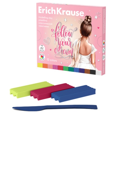 פלסטלינה 12 צבע 180 גר' POINTES