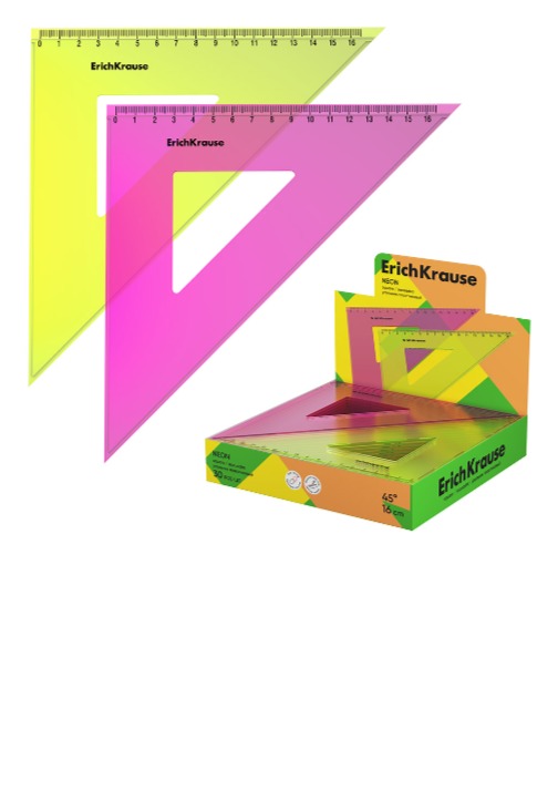 סרגל משולש 16 ס"מ NEON